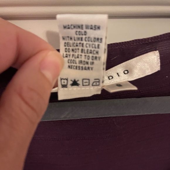 Max Studio Purple Layered Tank Size Small - Picture 4 of 4